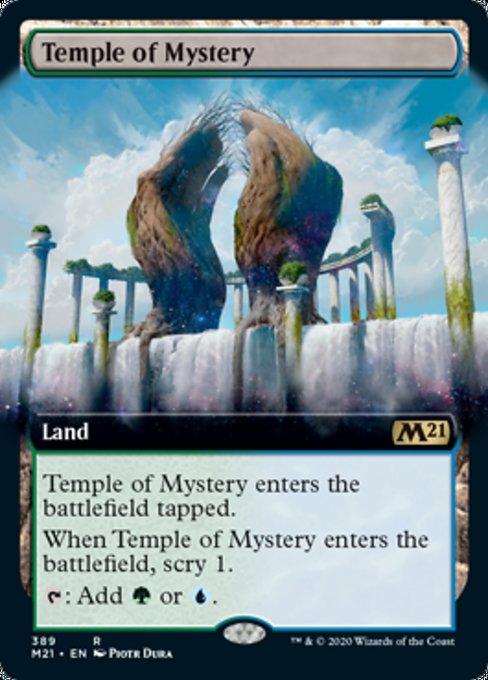 Temple of Mystery (Extended Art) [Core Set 2021] | Eastridge Sports Cards & Games