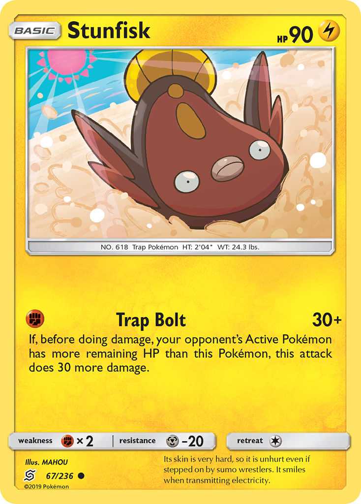 Stunfisk (67/236) [Sun & Moon: Unified Minds] | Eastridge Sports Cards & Games