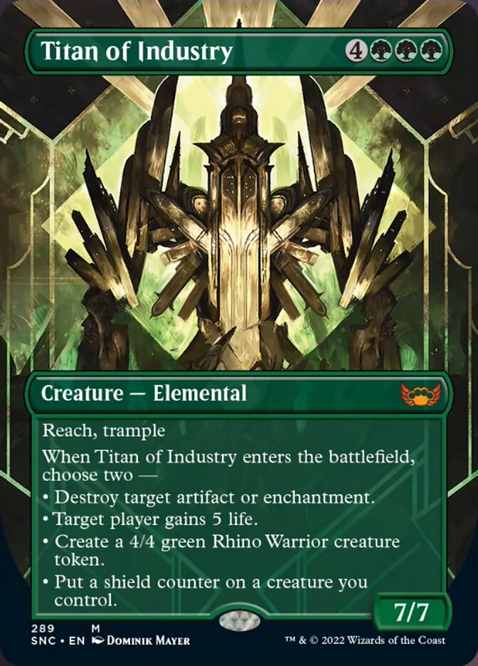 Titan of Industry (Borderless Alternate Art) [Streets of New Capenna] | Eastridge Sports Cards & Games