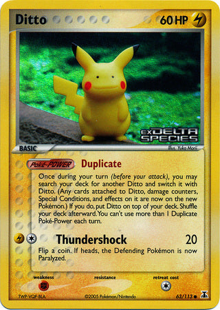 Ditto (63/113) (Stamped) [EX: Delta Species] | Eastridge Sports Cards & Games