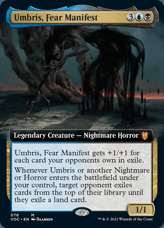 Umbris, Fear Manifest (Extended) [Innistrad: Crimson Vow Commander] | Eastridge Sports Cards & Games