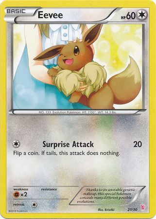 Eevee (21/30) [XY: Trainer Kit - Sylveon] | Eastridge Sports Cards & Games