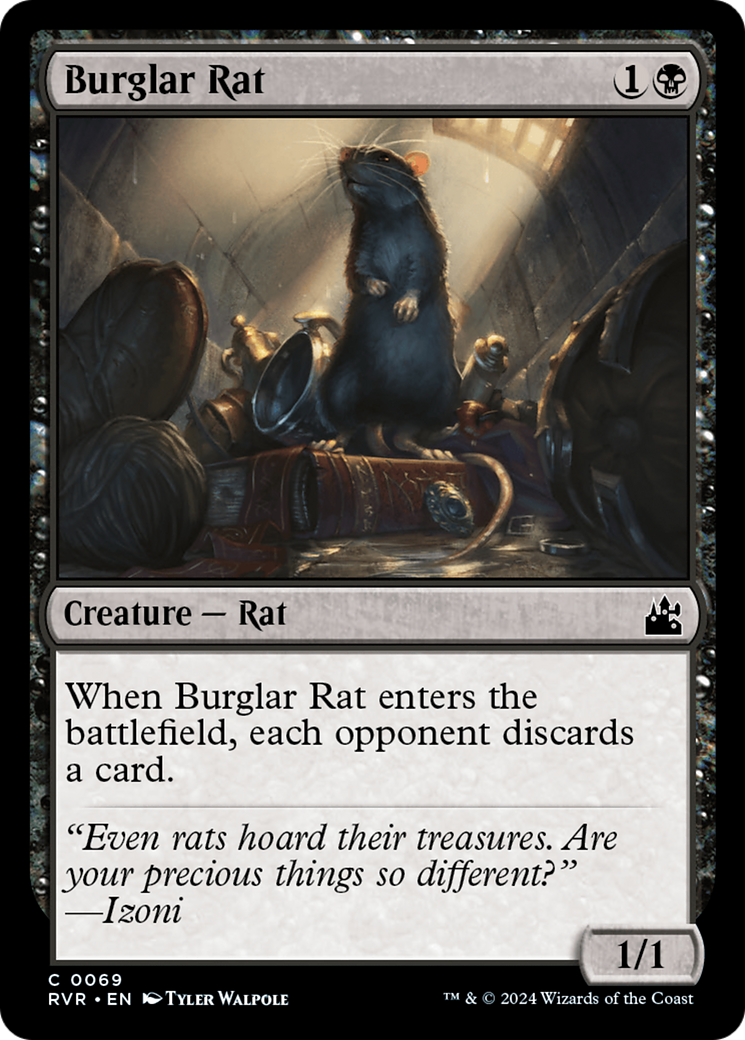 Burglar Rat [Ravnica Remastered] | Eastridge Sports Cards & Games
