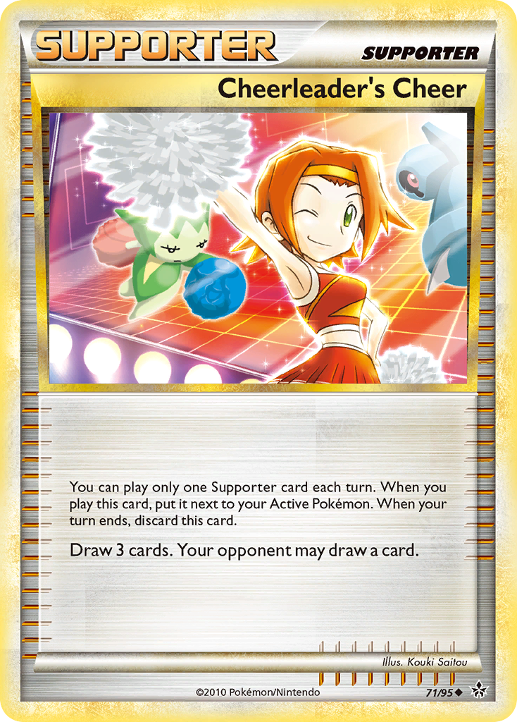 Cheerleader's Cheer (71/95) [HeartGold & SoulSilver: Unleashed] | Eastridge Sports Cards & Games