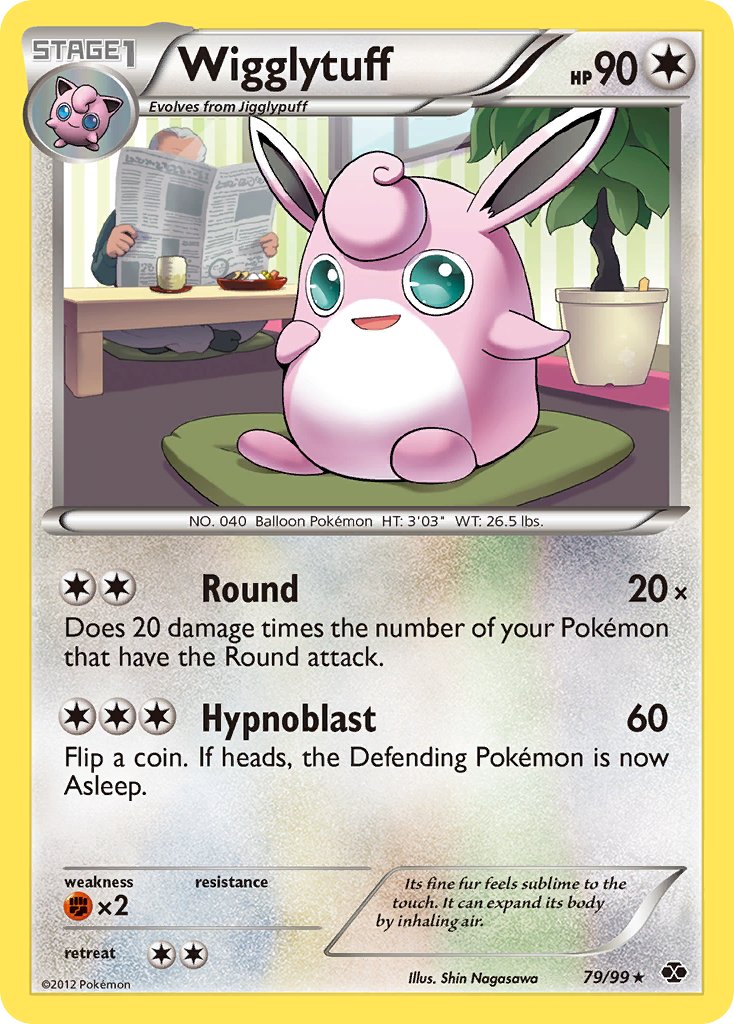 Wigglytuff (79/99) (Cosmos Holo) (Blister Exclusive) [Black & White: Next Destinies] | Eastridge Sports Cards & Games