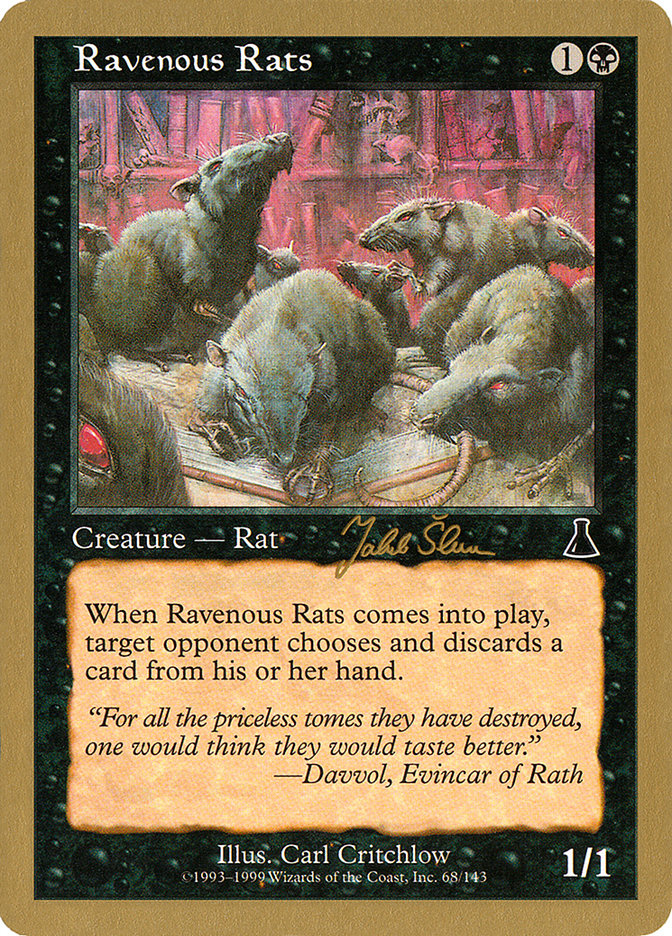 Ravenous Rats (Jakub Slemr) [World Championship Decks 1999] | Eastridge Sports Cards & Games