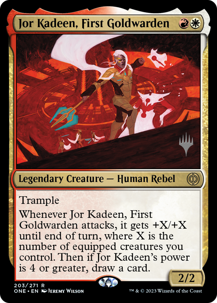 Jor Kadeen, First Goldwarden (Promo Pack) [Phyrexia: All Will Be One Promos] | Eastridge Sports Cards & Games