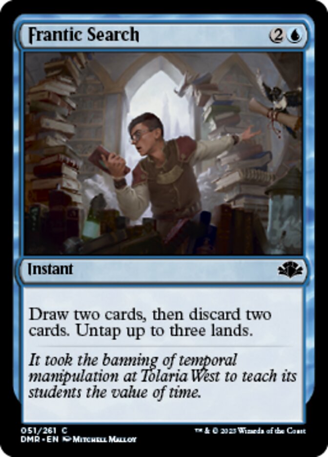 Frantic Search [Dominaria Remastered] | Eastridge Sports Cards & Games