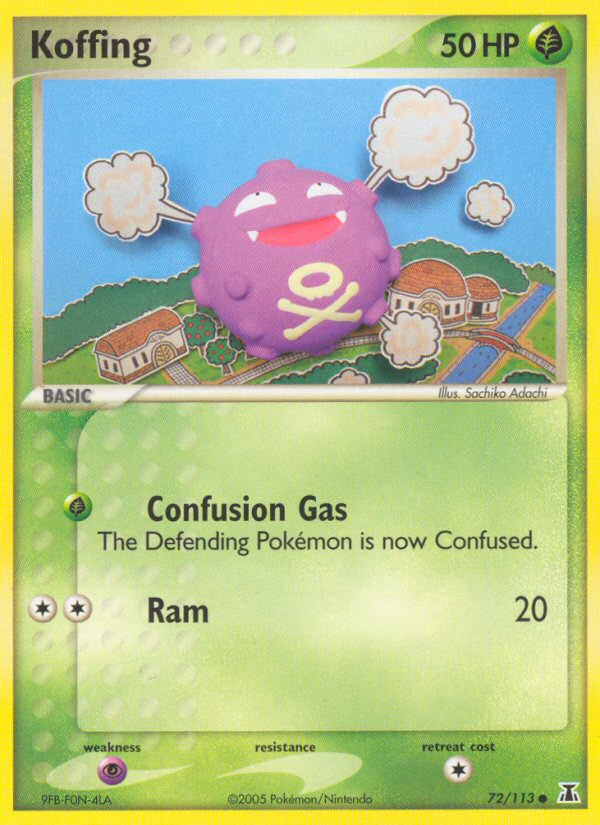 Koffing (72/113) [EX: Delta Species] | Eastridge Sports Cards & Games