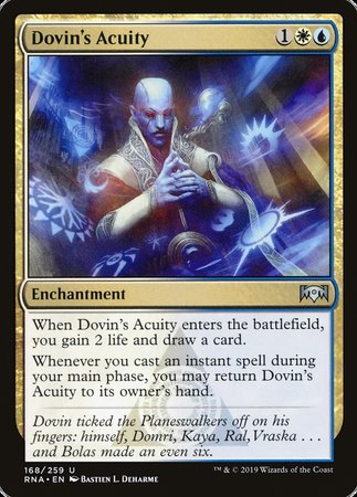 Dovin's Acuity [Ravnica Allegiance] | Eastridge Sports Cards & Games