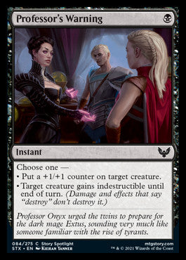 Professor's Warning [Strixhaven: School of Mages] | Eastridge Sports Cards & Games