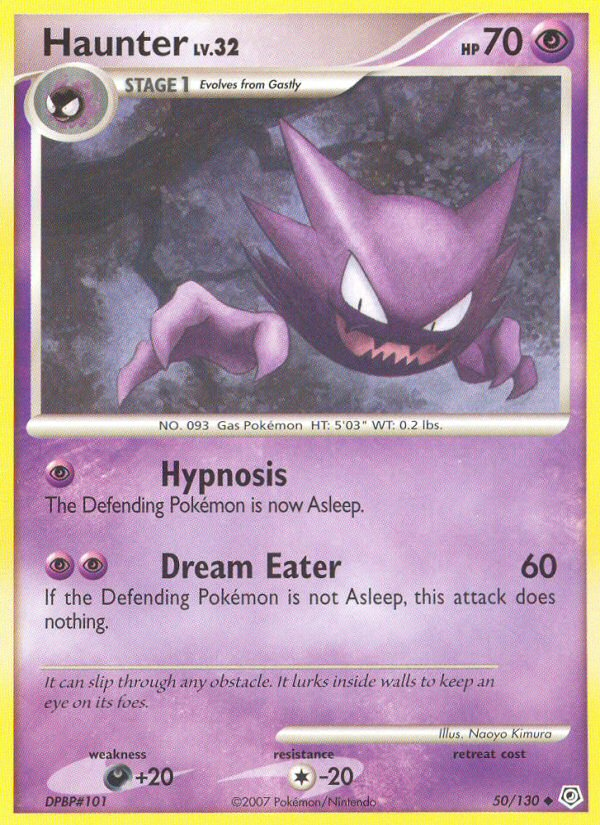 Haunter (50/130) [Diamond & Pearl: Base Set] | Eastridge Sports Cards & Games