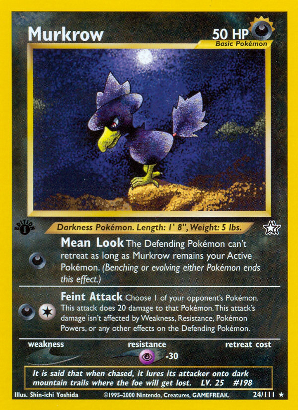 Murkrow (24/111) [Neo Genesis 1st Edition] | Eastridge Sports Cards & Games