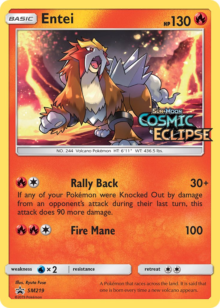 Entei (SM219) [Sun & Moon: Black Star Promos] | Eastridge Sports Cards & Games