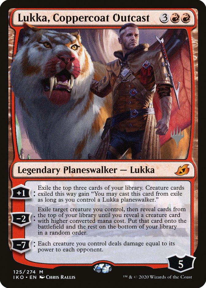 Lukka, Coppercoat Outcast (Promo Pack) [Ikoria: Lair of Behemoths Promos] | Eastridge Sports Cards & Games