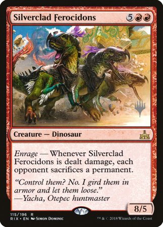 Silverclad Ferocidons [Rivals of Ixalan Promos] | Eastridge Sports Cards & Games
