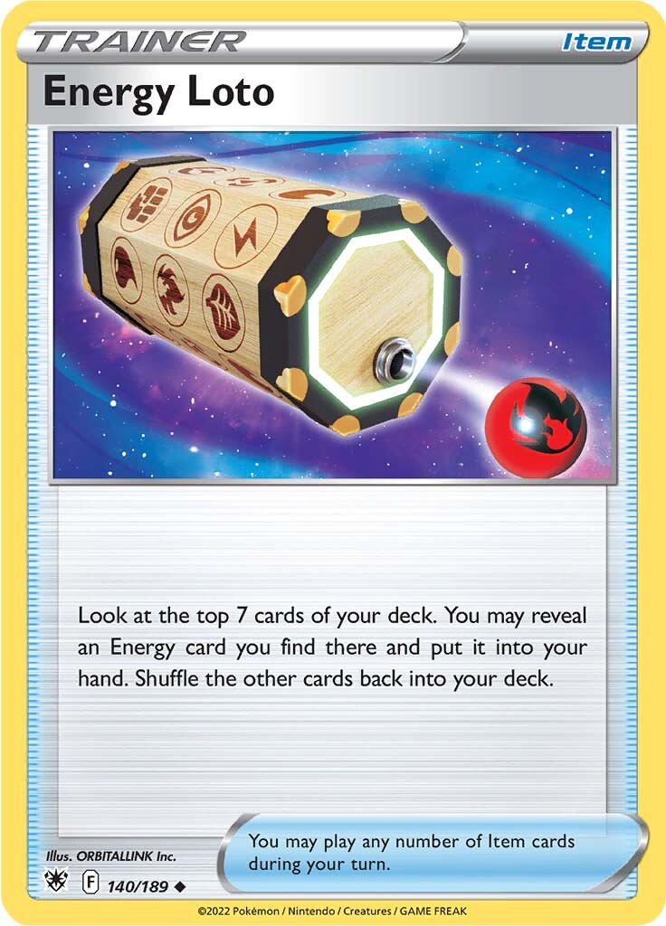 Energy Loto (140/189) [Sword & Shield: Astral Radiance] | Eastridge Sports Cards & Games