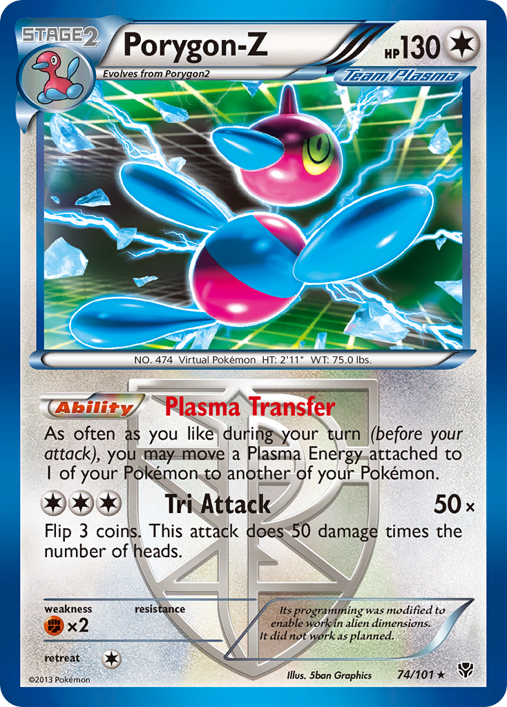 Porygon-Z (74/101) [Black & White: Plasma Blast] | Eastridge Sports Cards & Games