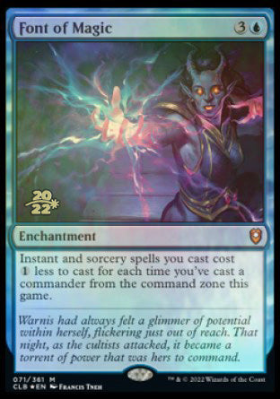 Font of Magic [Commander Legends: Battle for Baldur's Gate Prerelease Promos] | Eastridge Sports Cards & Games