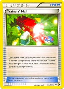 Trainers' Mail (92a/108) (Alternate Art Promo) [XY: Roaring Skies] | Eastridge Sports Cards & Games