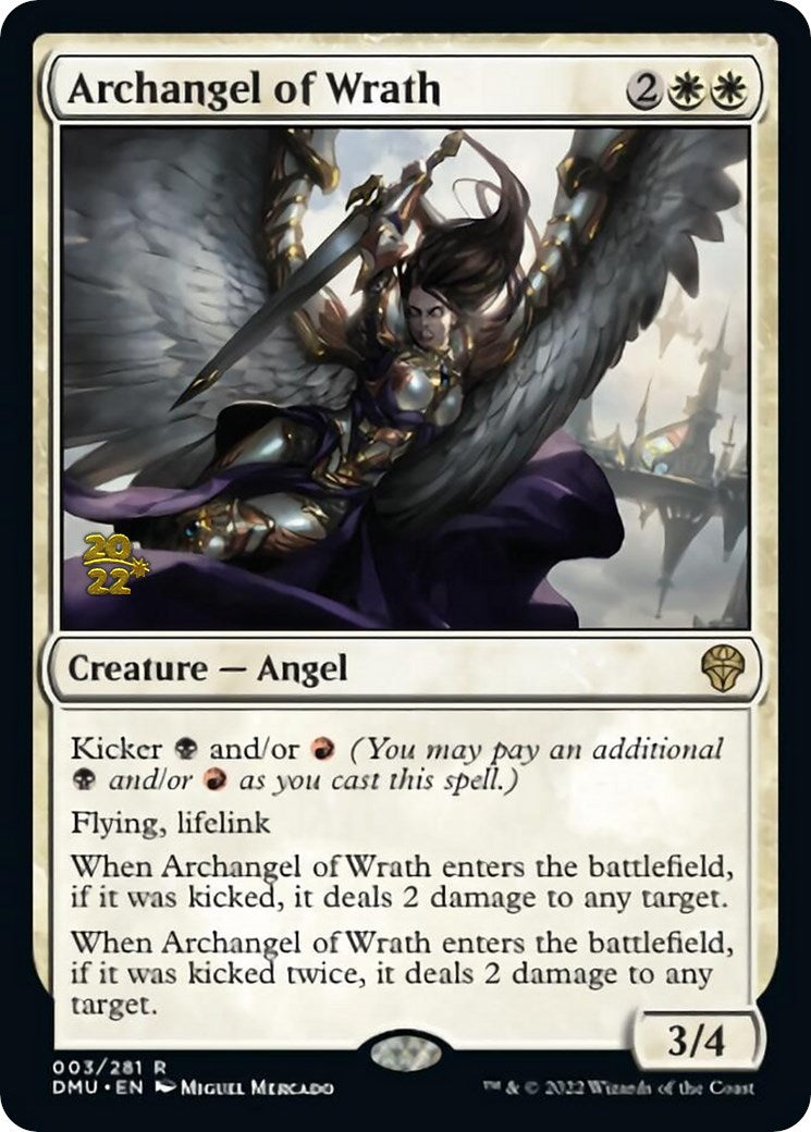 Archangel of Wrath [Dominaria United Prerelease Promos] | Eastridge Sports Cards & Games