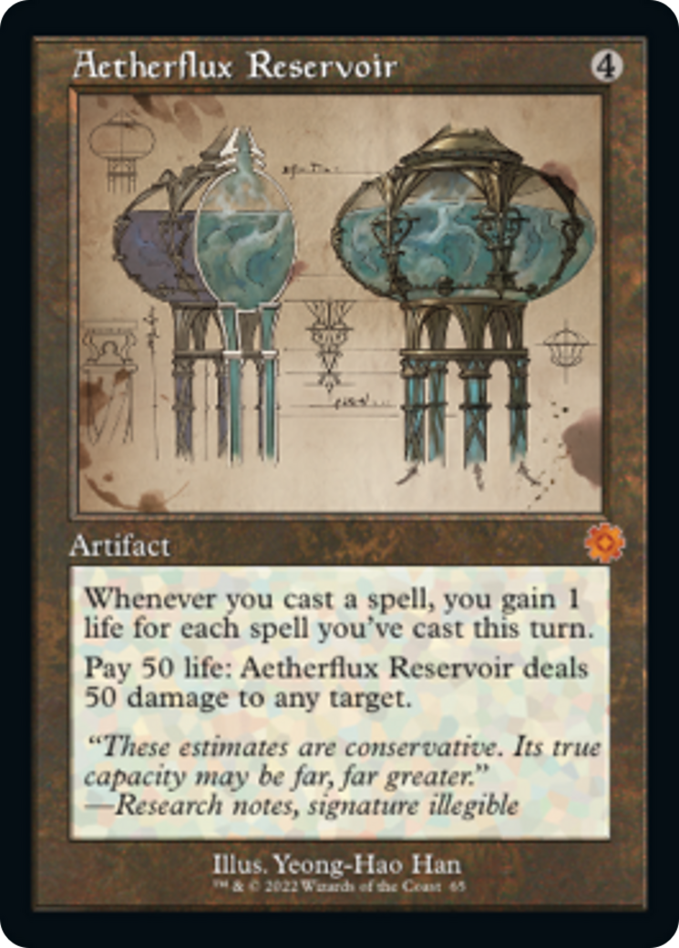 Aetherflux Reservoir (Retro Schematic) [The Brothers' War Retro Artifacts] | Eastridge Sports Cards & Games