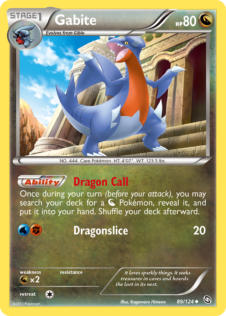 Gabite (89/124) [Black & White: Dragons Exalted] | Eastridge Sports Cards & Games