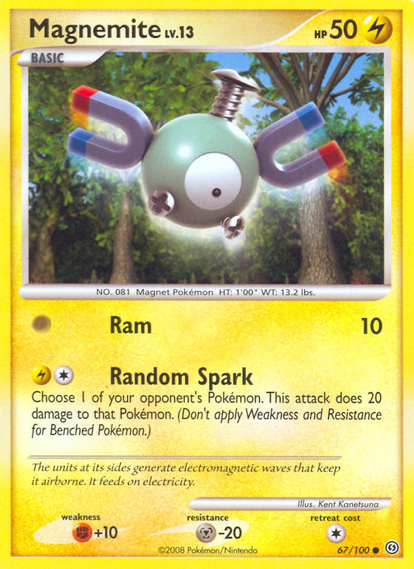 Magnemite (67/100) [Diamond & Pearl: Stormfront] | Eastridge Sports Cards & Games