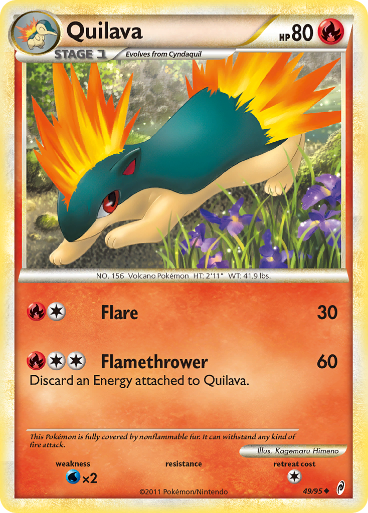 Quilava (49/95) [HeartGold & SoulSilver: Call of Legends] | Eastridge Sports Cards & Games