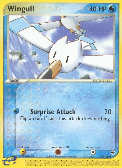 Wingull (77/109) [EX: Ruby & Sapphire] | Eastridge Sports Cards & Games