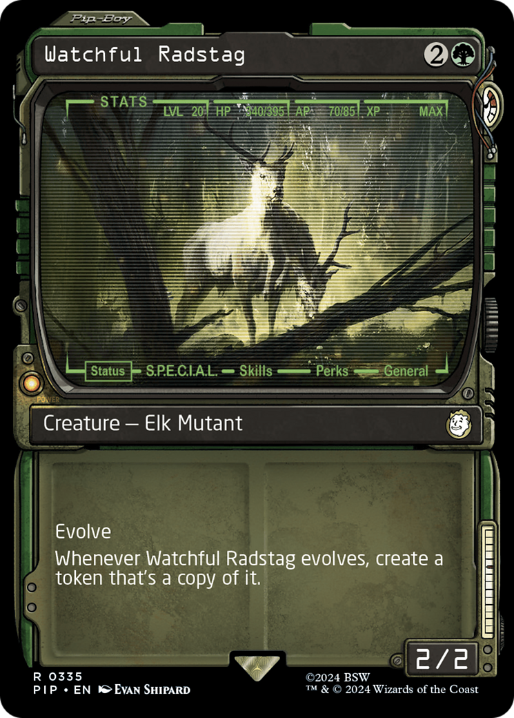 Watchful Radstag (Showcase) [Fallout] | Eastridge Sports Cards & Games