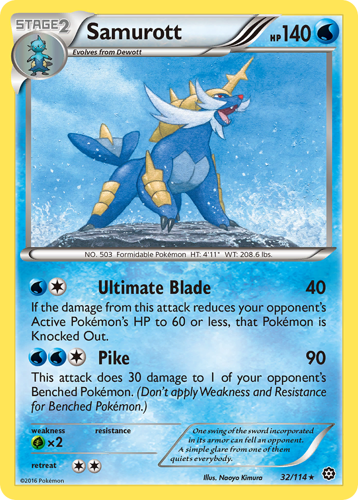 Samurott (32/114) [XY: Steam Siege] | Eastridge Sports Cards & Games