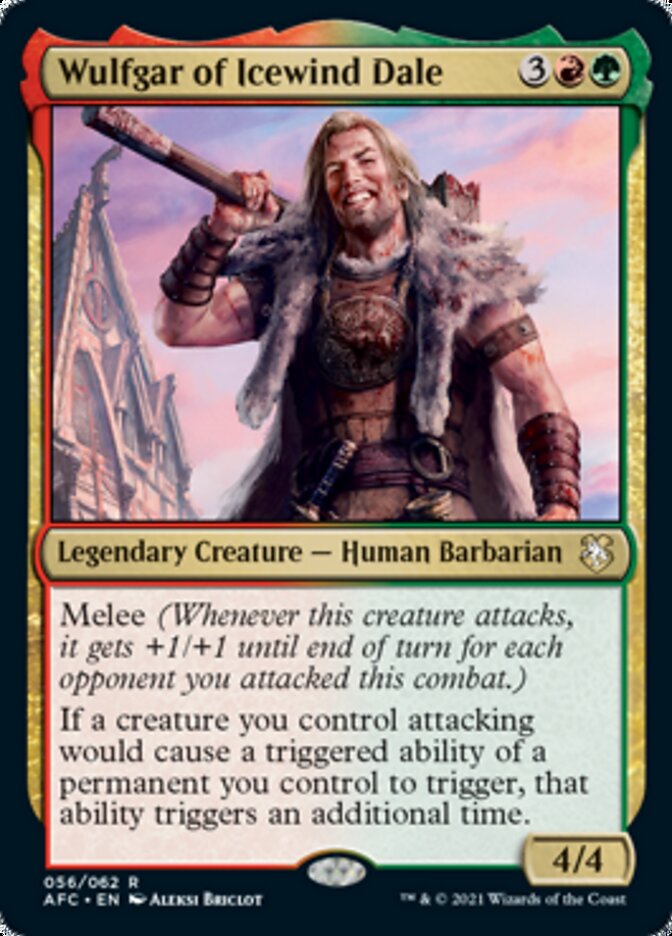 Wulfgar of Icewind Dale [Dungeons & Dragons: Adventures in the Forgotten Realms Commander] | Eastridge Sports Cards & Games