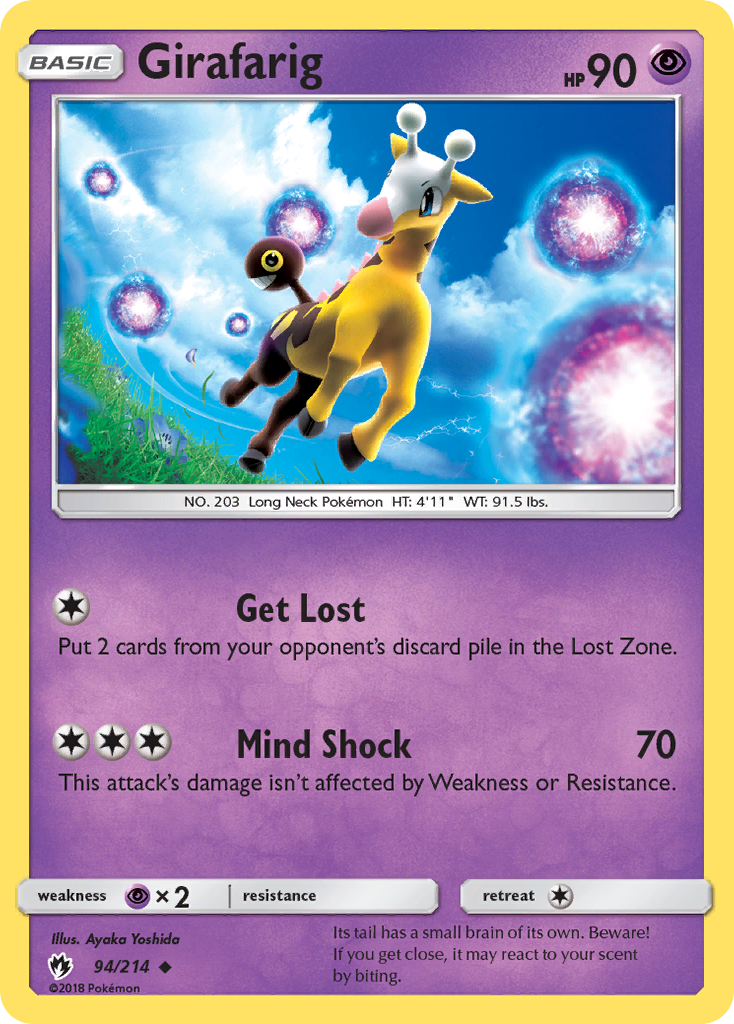 Girafarig (94/214) [Sun & Moon: Lost Thunder] | Eastridge Sports Cards & Games