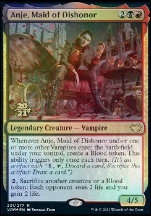 Anje, Maid of Dishonor [Innistrad: Crimson Vow Prerelease Promos] | Eastridge Sports Cards & Games