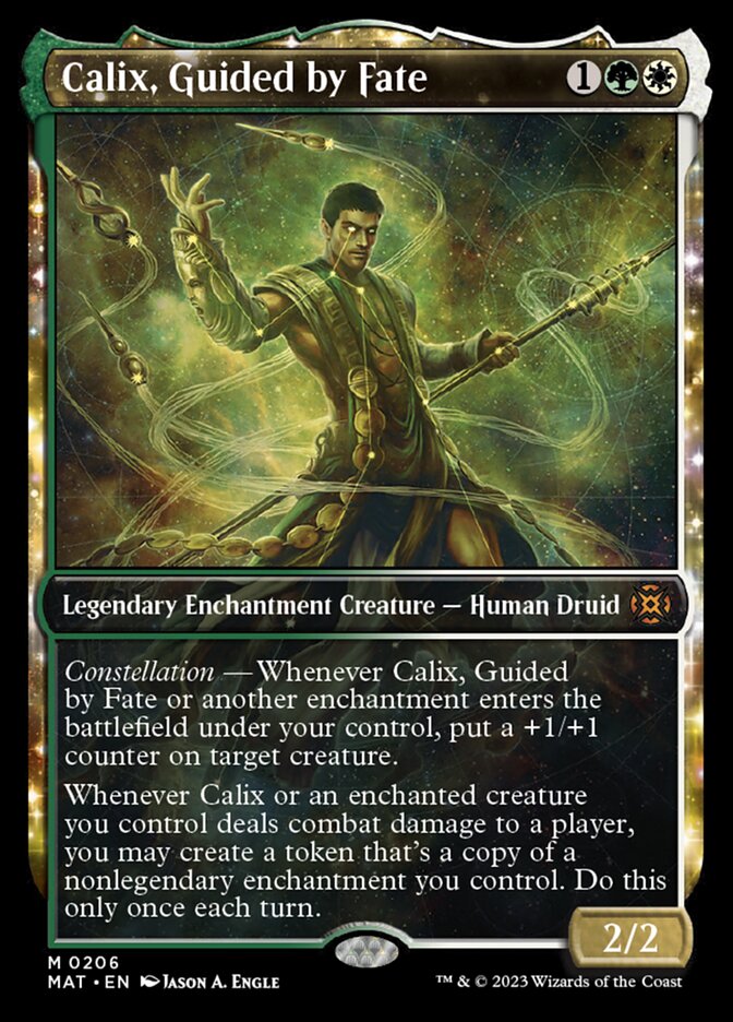 Calix, Guided by Fate (Showcase Halo Foil) [March of the Machine: The Aftermath] | Eastridge Sports Cards & Games