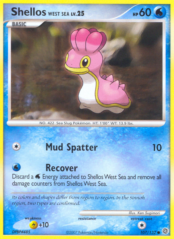 Shellos West Sea (107/132) [Diamond & Pearl: Secret Wonders] | Eastridge Sports Cards & Games