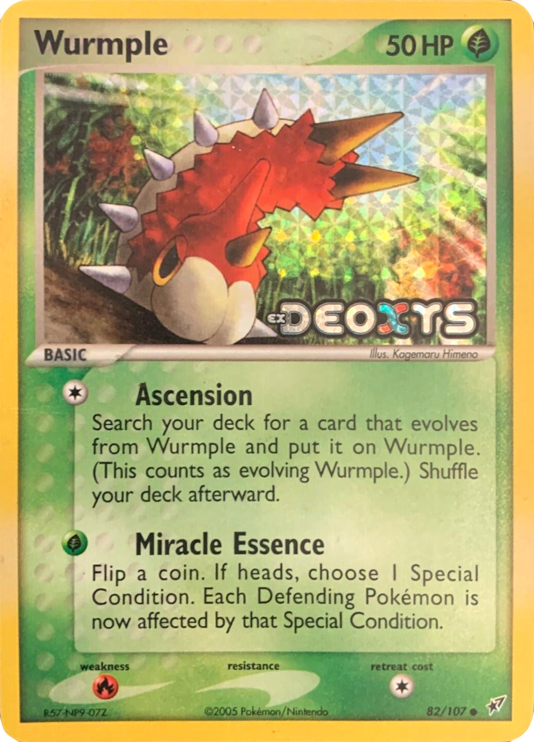 Wurmple (82/107) (Stamped) [EX: Deoxys] | Eastridge Sports Cards & Games