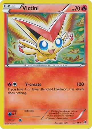 Victini (15/101) (Jumbo Card) [Black & White: Noble Victories] | Eastridge Sports Cards & Games