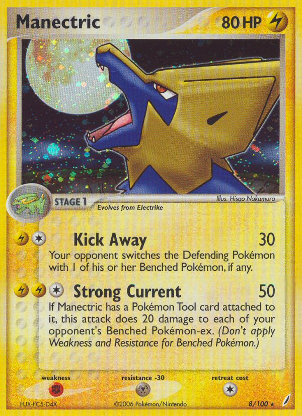 Manectric (8/100) [EX: Crystal Guardians] | Eastridge Sports Cards & Games