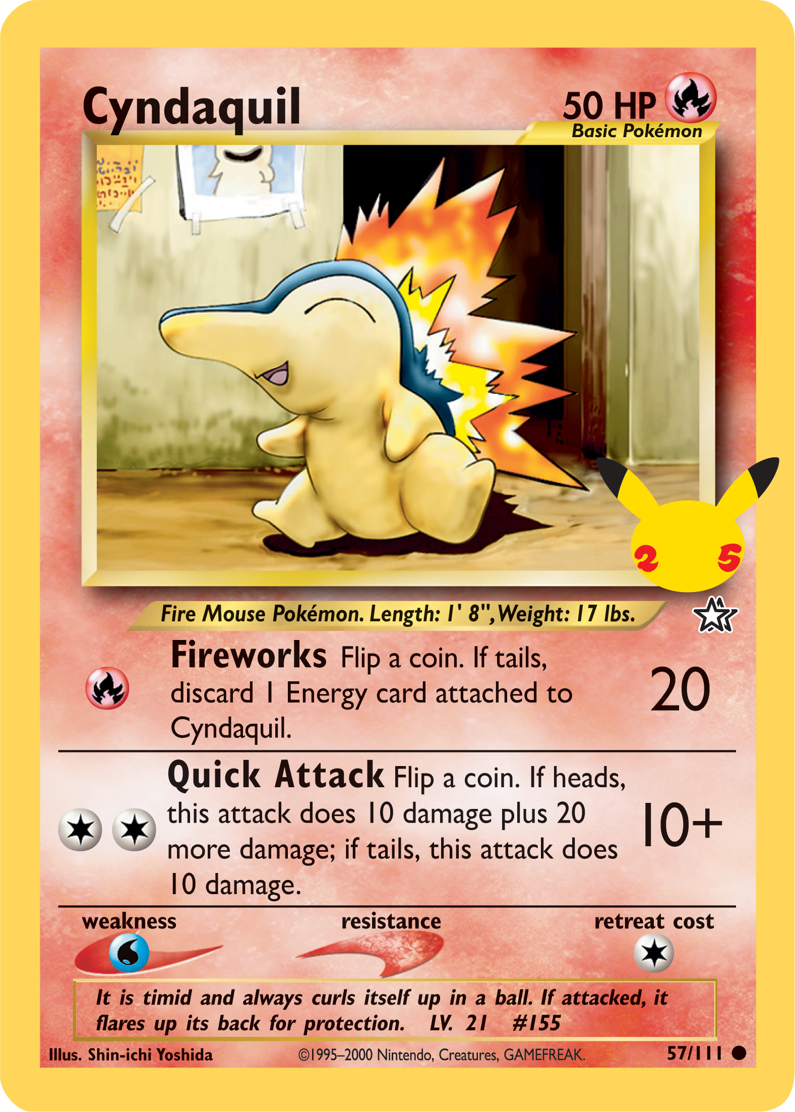 Cyndaquil (57/111) [First Partner Pack] | Eastridge Sports Cards & Games