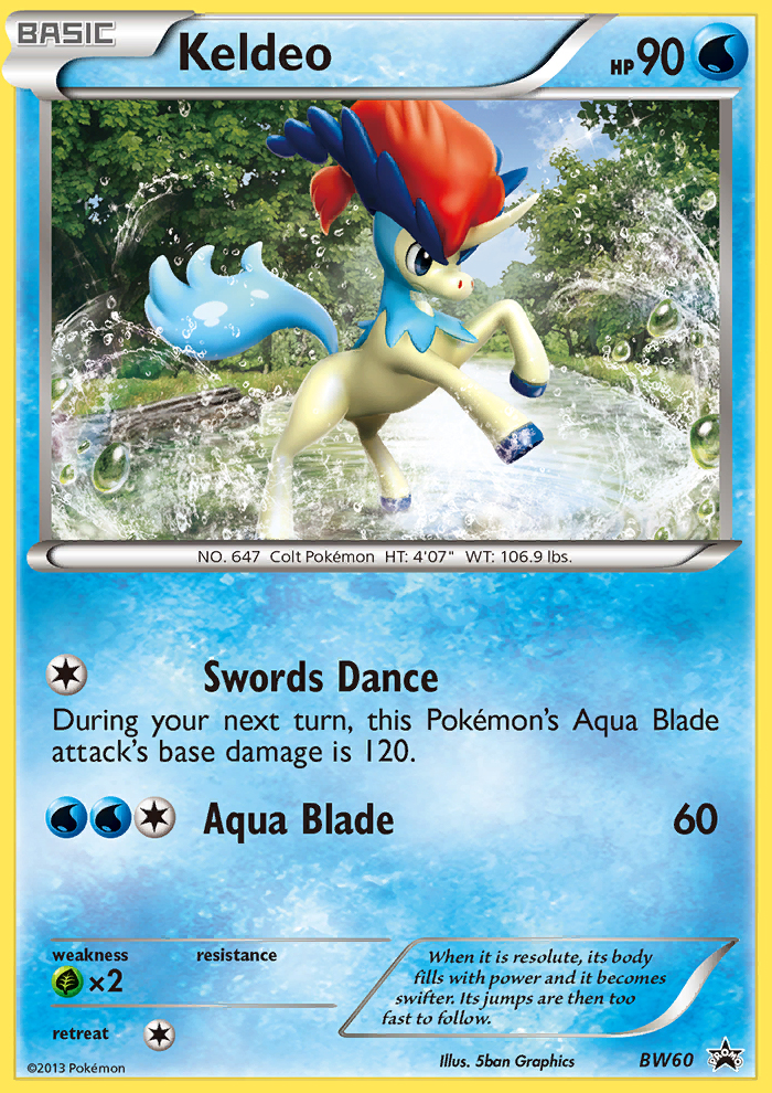 Keldeo (BW60) [Black & White: Black Star Promos] | Eastridge Sports Cards & Games