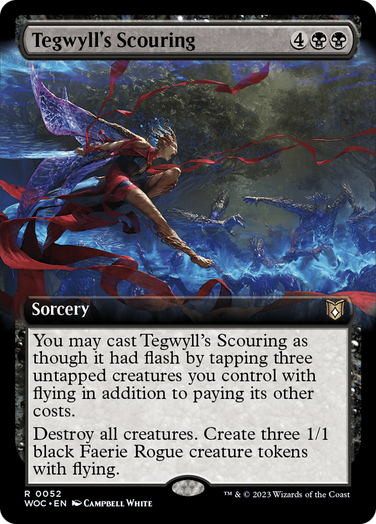 Tegwyll's Scouring (Extended Art) [Wilds of Eldraine Commander] | Eastridge Sports Cards & Games