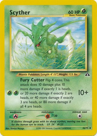 Scyther (46/75) [Neo Discovery Unlimited] | Eastridge Sports Cards & Games