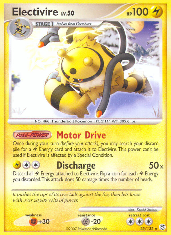 Electivire (25/132) (Theme Deck Exclusive) [Diamond & Pearl: Secret Wonders] | Eastridge Sports Cards & Games