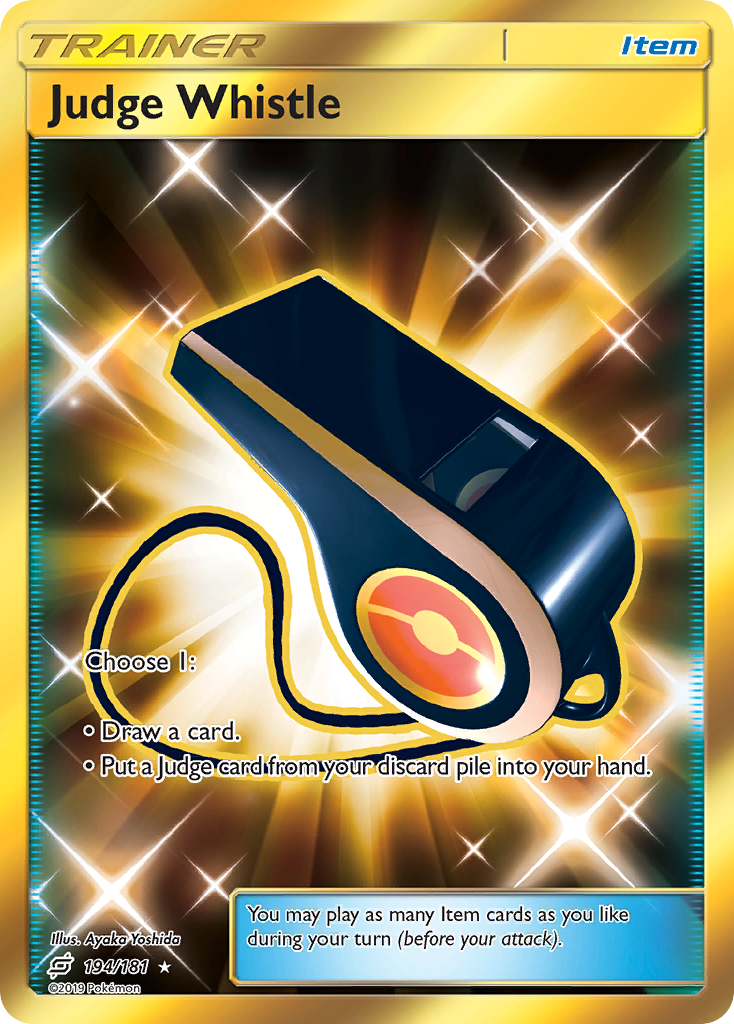 Judge Whistle (194/181) [Sun & Moon: Team Up] | Eastridge Sports Cards & Games