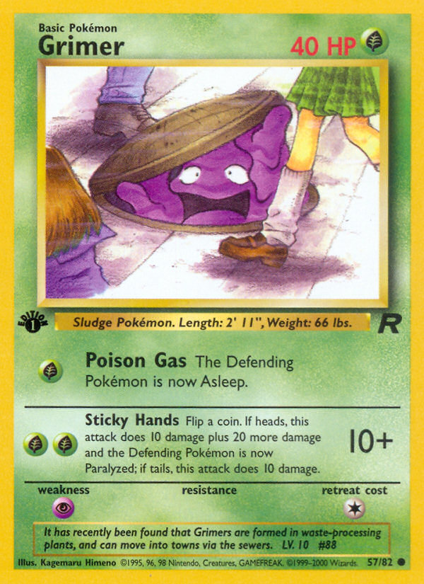 Grimer (57/82) [Team Rocket 1st Edition] | Eastridge Sports Cards & Games
