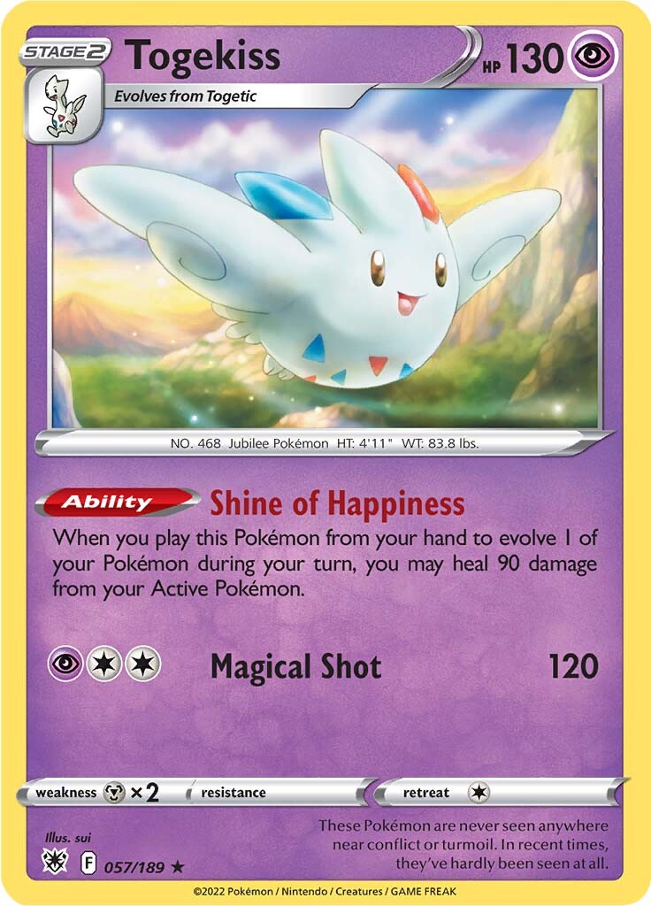 Togekiss (057/189) [Sword & Shield: Astral Radiance] | Eastridge Sports Cards & Games