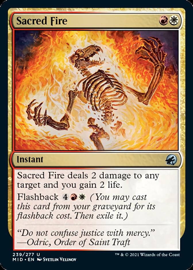 Sacred Fire [Innistrad: Midnight Hunt] | Eastridge Sports Cards & Games