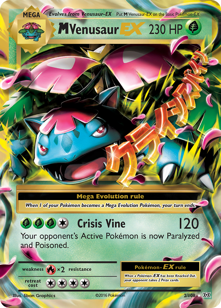 M Venusaur EX (2/108) [XY: Evolutions] | Eastridge Sports Cards & Games